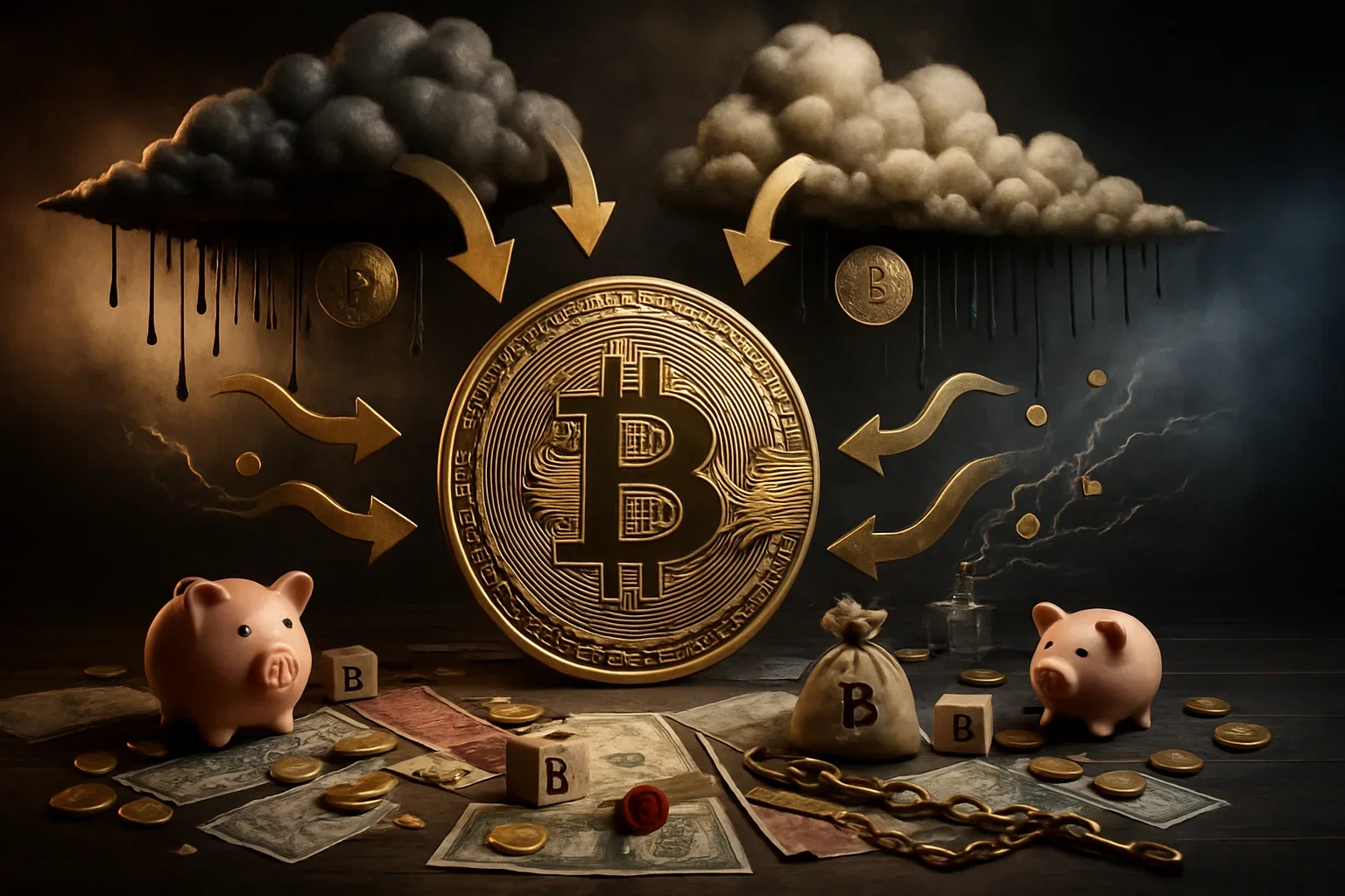 Bitcoin perde forza, rischio calo sotto supporto