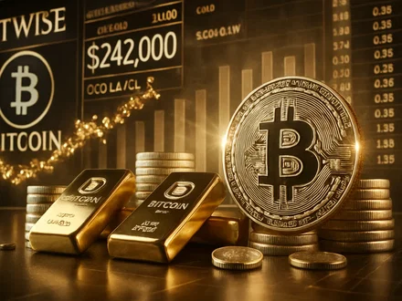 Bitcoin potrebbe salire a $242.000 secondo Bitwise