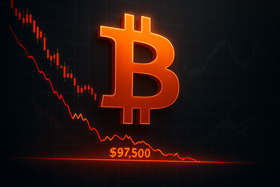 Bitcoin potrebbe scendere a $97.500, avverte Glassnode