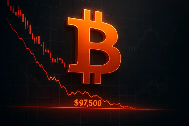 Bitcoin potrebbe scendere a $97.500, avverte Glassnode