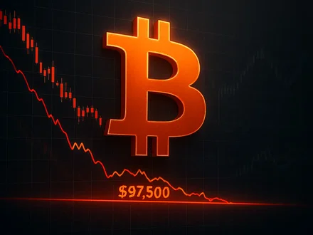Bitcoin potrebbe scendere a $97.500, avverte Glassnode