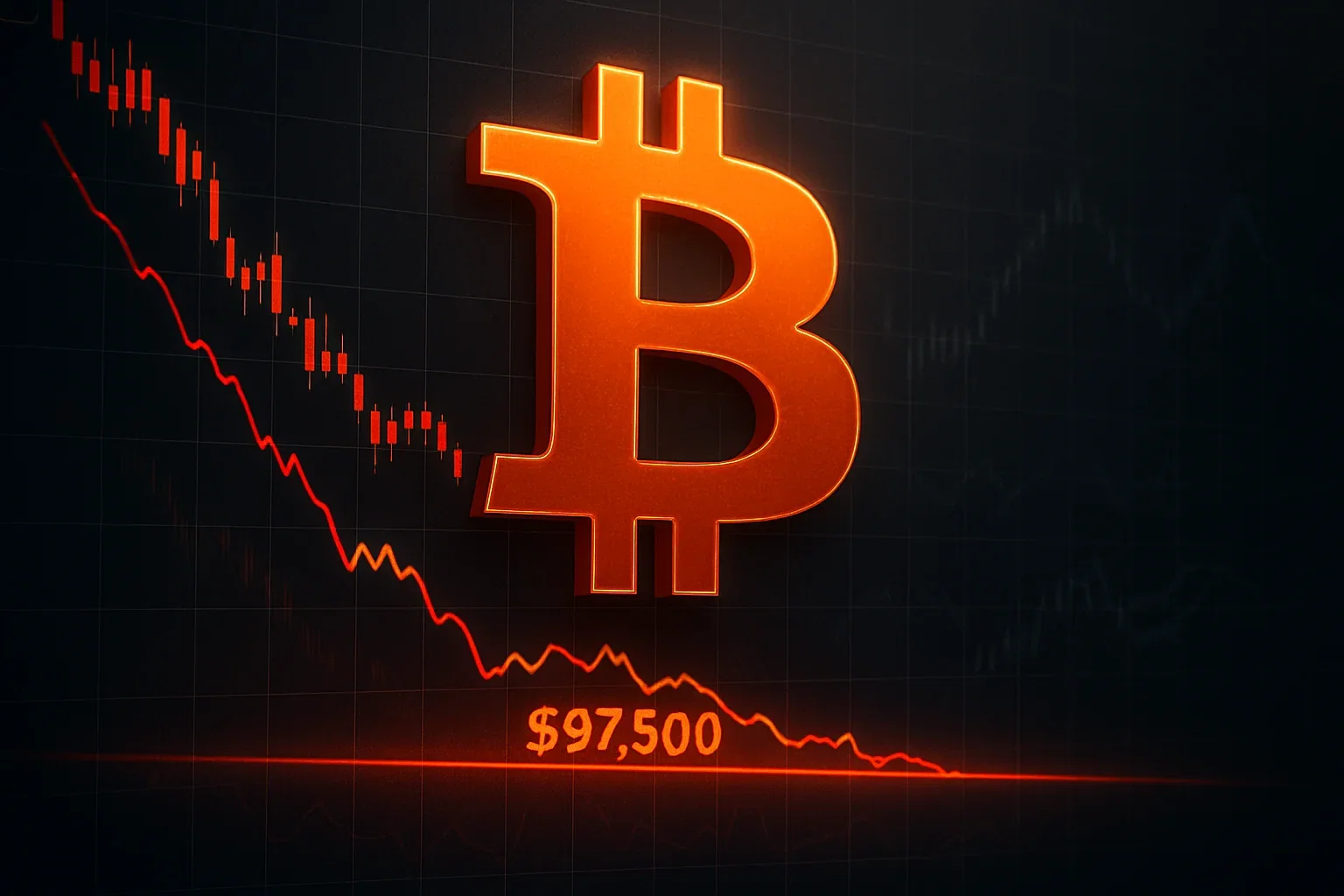 Bitcoin potrebbe scendere a $97.500, avverte Glassnode