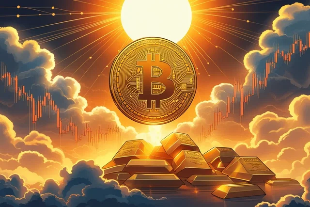 Bitcoin pronto a raggiungere il valore dell'oro