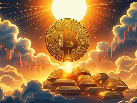 Bitcoin pronto a raggiungere il valore dell'oro
