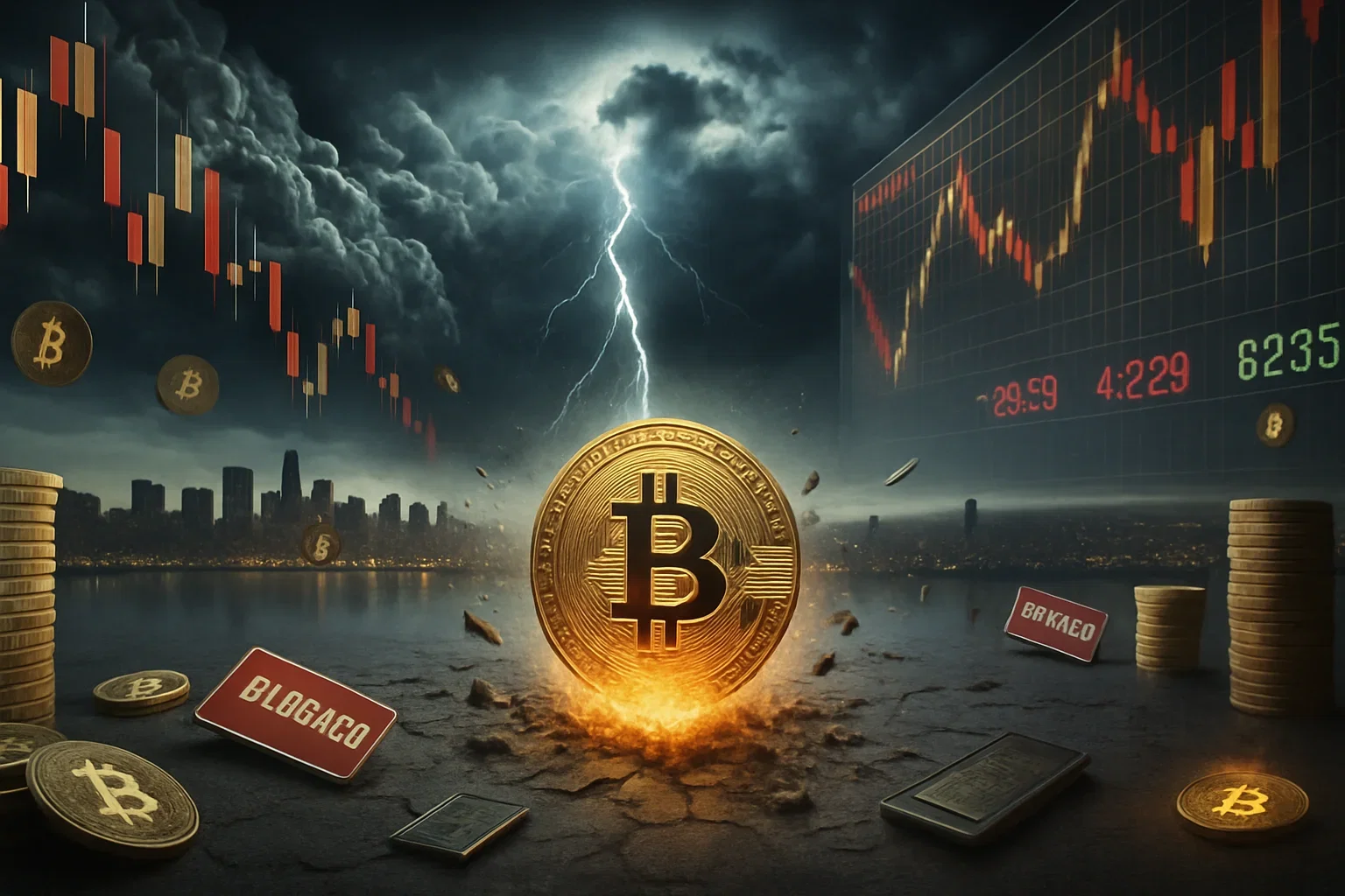 Bitcoin rischia un crollo del 40% dal massimo?