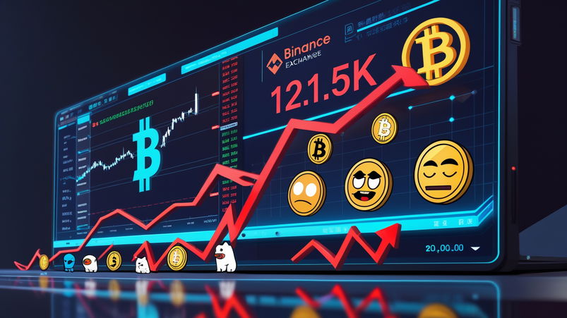 Bitcoin scende a 121.5K mentre Binance lancia Meme Rush