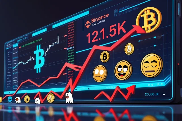 Bitcoin scende a 121.5K mentre Binance lancia Meme Rush