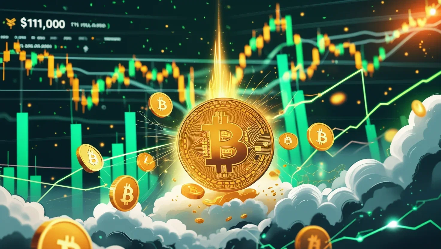 Bitcoin supera i 111k$, rally delle crypto