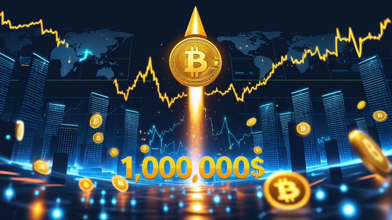 Bitcoin verso 1 milione $: le criptovalute esplodono
