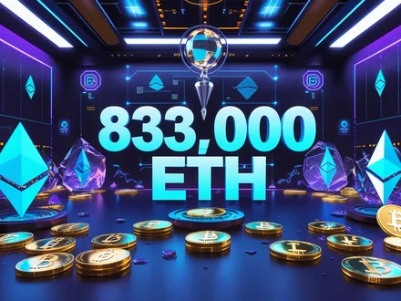 BitMine detiene 833.000 Ethereum, record mondiale