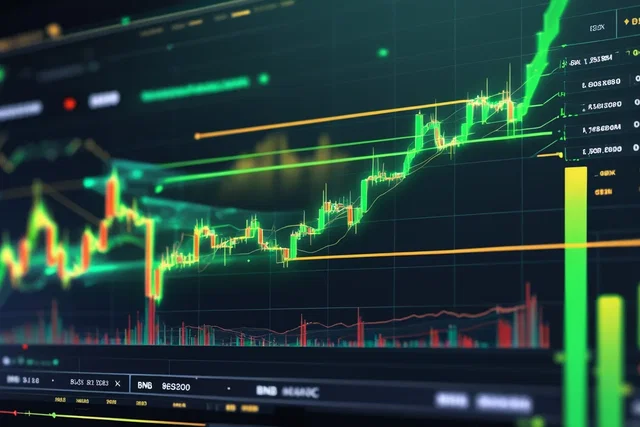 BNB punta a 860$ con metriche on-chain in rialzo
