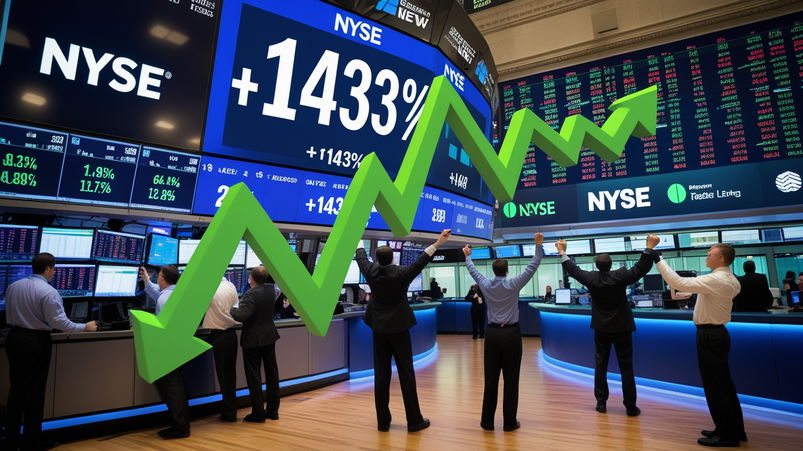 Bullish debutta in borsa: azioni volano del 143%