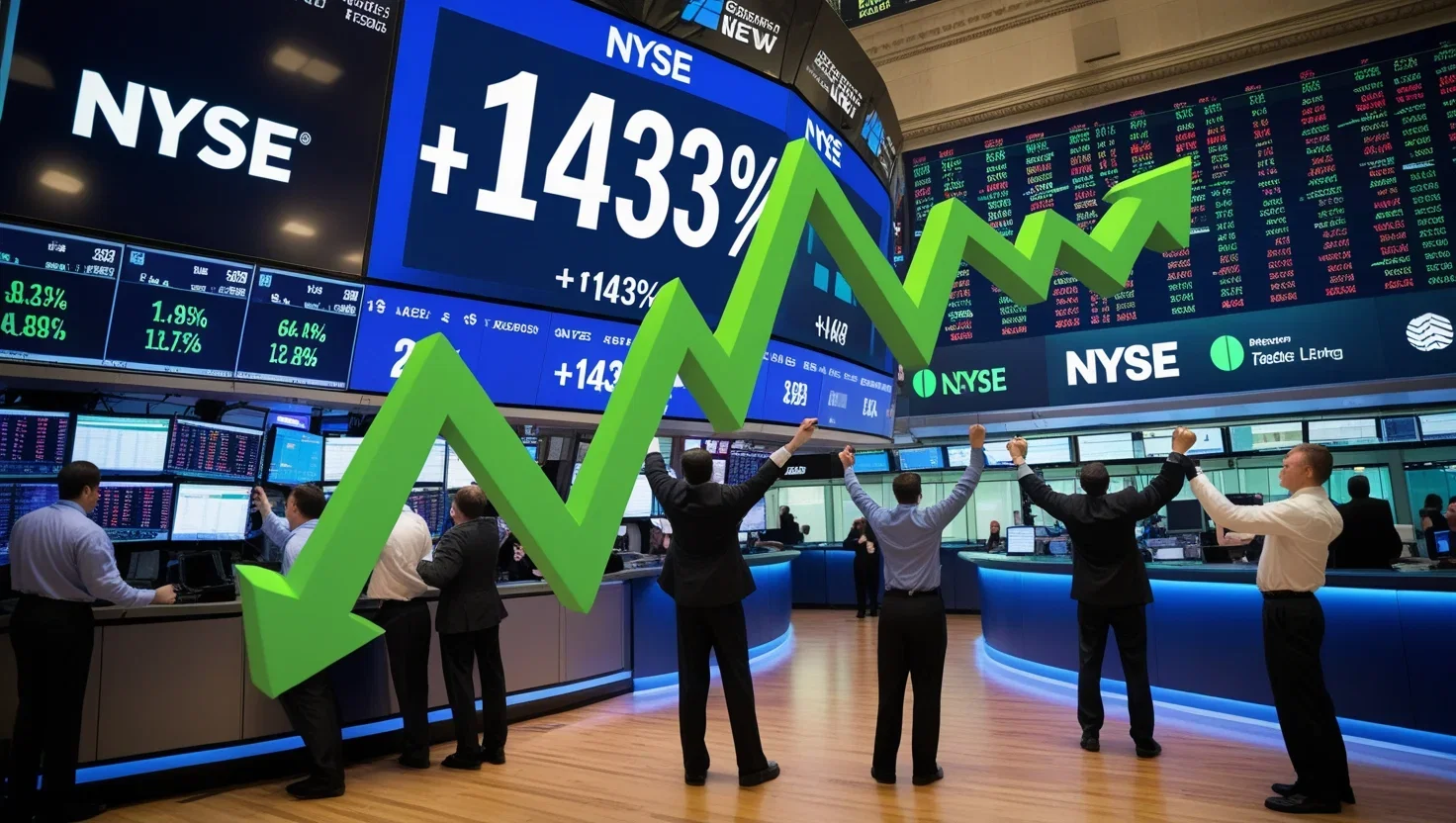 Bullish debutta in borsa: azioni volano del 143%