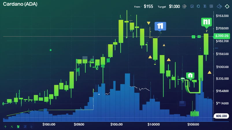 Cardano balza del 15%, puntata verso 1 dollaro