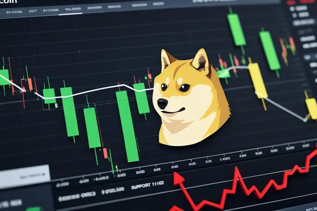 Dogecoin a 0,22$: boom di flussi istituzionali