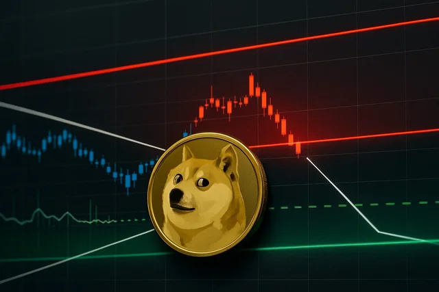 Dogecoin in zona di rischio estremo: crollo o rimbalzo?