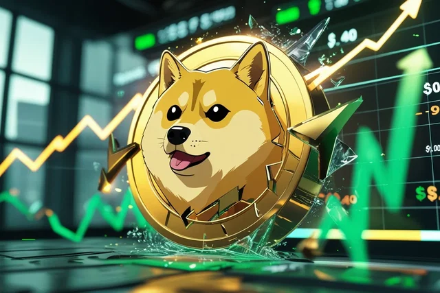 Dogecoin verso $0,40 dopo il breakout storico
