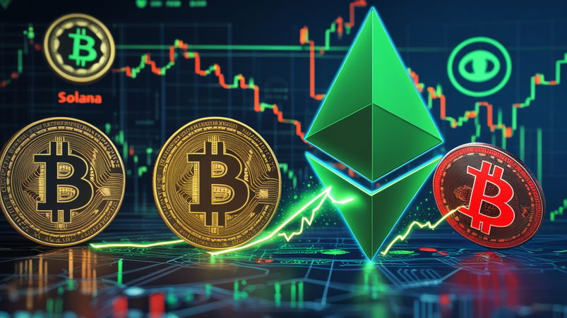 Ethereum attira 4 miliardi mentre Bitcoin perde