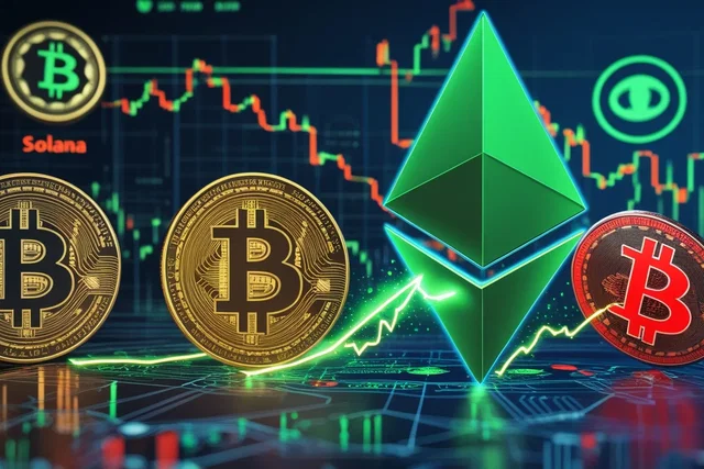 Ethereum attira 4 miliardi mentre Bitcoin perde