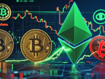 Ethereum attira 4 miliardi mentre Bitcoin perde