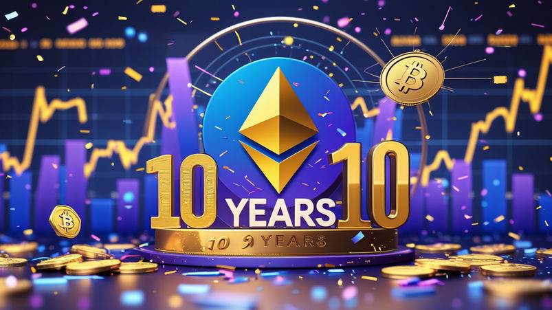 Ethereum compie 10 anni: ETH punta ai 4.000$
