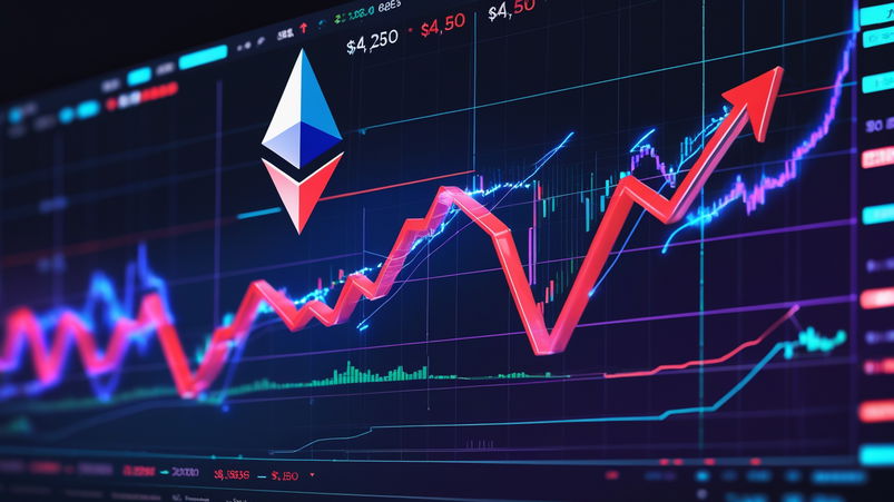 Ethereum in calo: mercato osserva quota $4.200