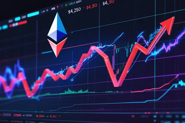 Ethereum in calo: mercato osserva quota $4.200