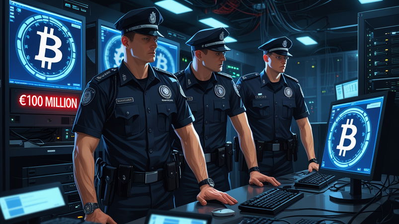 Europol chiude frode crypto da €100 milioni