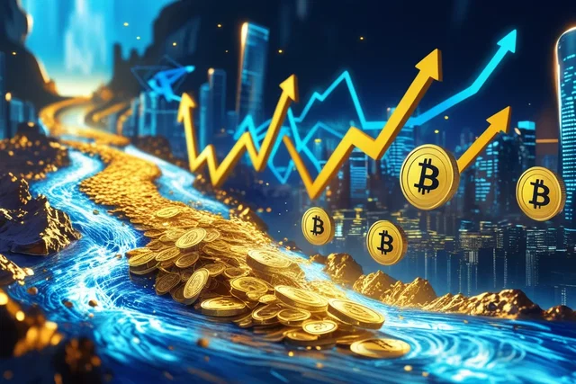 Fiume di 76 miliardi in fiat accende il crypto