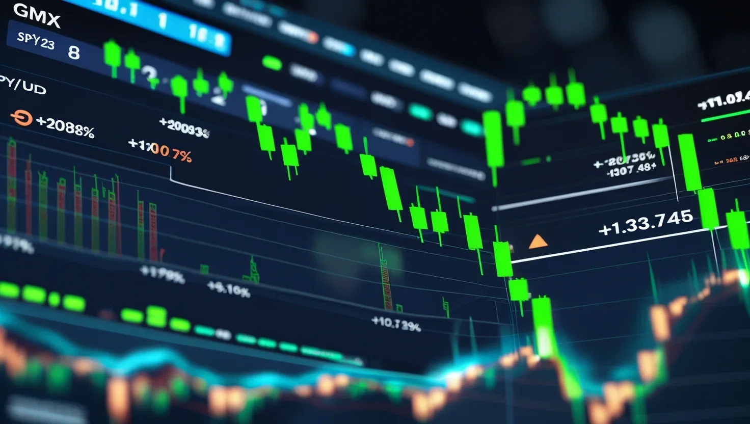 GMX punta a 20,23$ con volumi boom del 2000%
