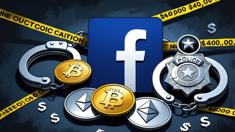 Truffa su Facebook: sequestrati 400mila $ in crypto