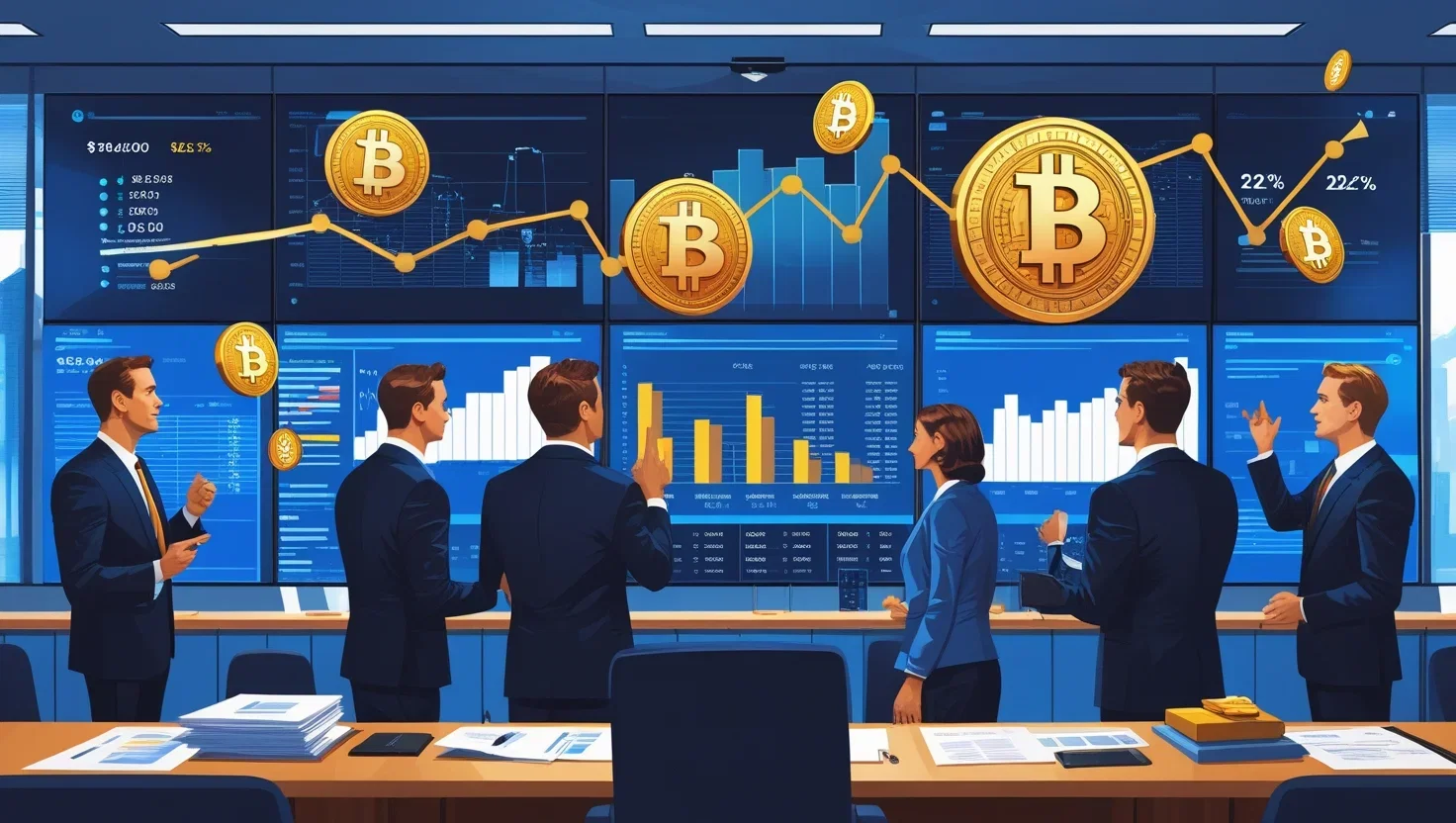 Le aziende investono il 22% dei profitti in Bitcoin