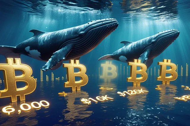 Le balene comprano 60.000 BTC in una settimana
