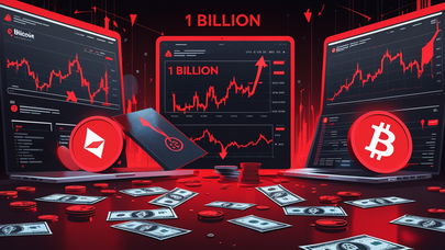 Liquidazioni da 1 miliardo: crollano BTC, ETH, XRP