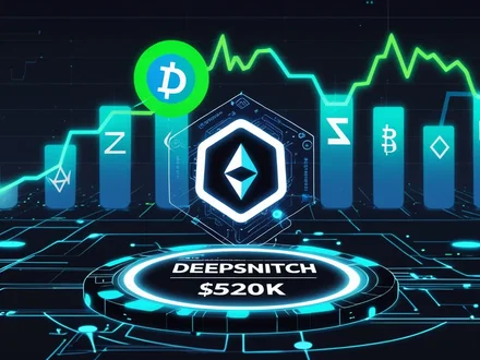 Monero e Zcash in rialzo, DeepSnitch supera 520K$