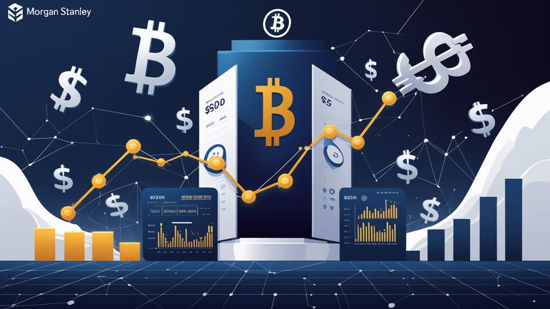 Morgan Stanley guida $80B verso le criptovalute