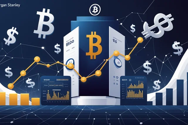 Morgan Stanley guida $80B verso le criptovalute