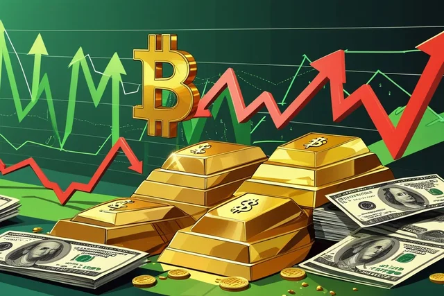 Oro e Bitcoin volano, crolla dollaro e yen