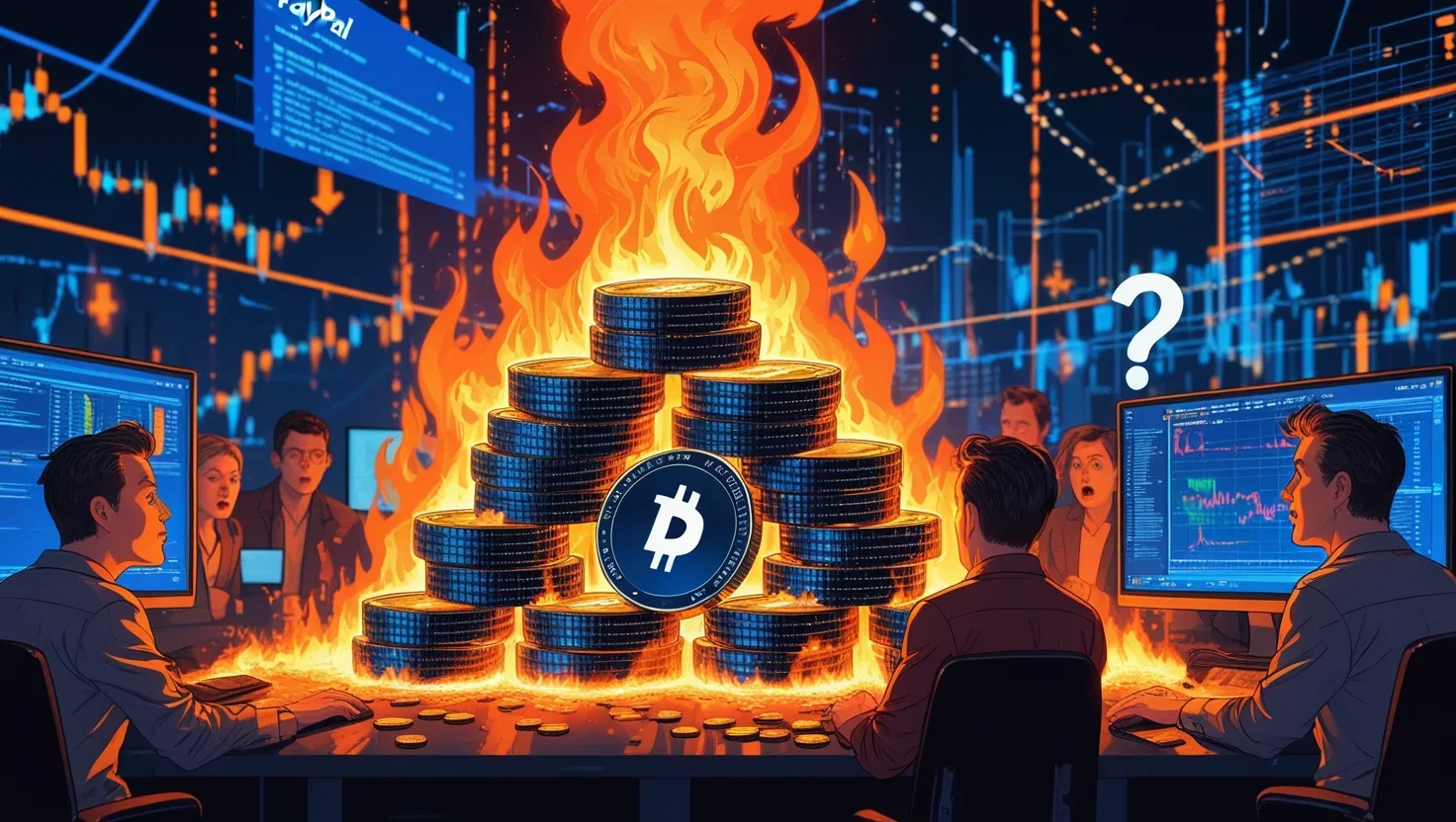 Paxos brucia 300 trilioni di stablecoin PayPal