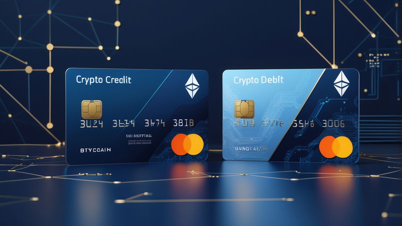 Carte crypto: differenze tra credito e debito