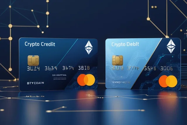 Carte crypto: differenze tra credito e debito