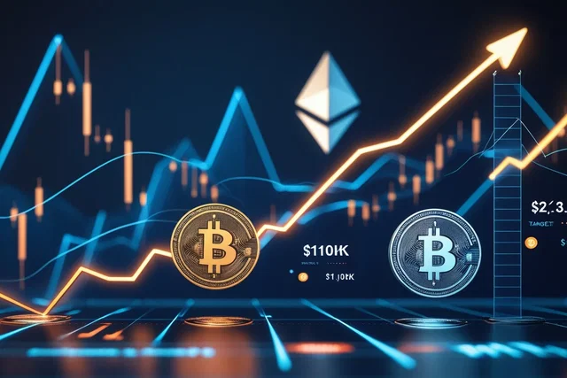 Bitcoin e XRP verso nuovi target: $110K e $2.30