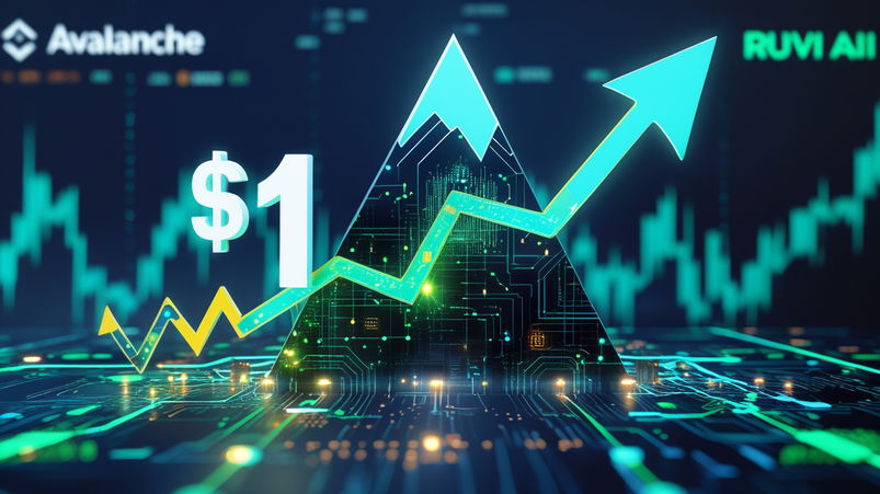 Ruvi AI punta a $1, sfida crescita Avalanche