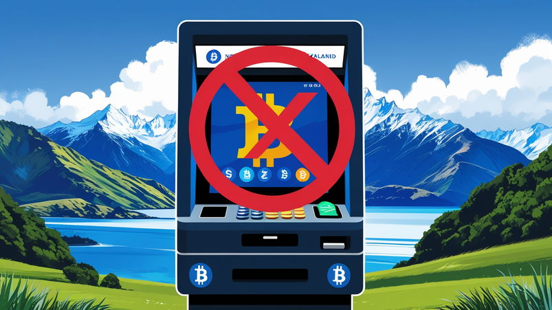 Nuova Zelanda vieta i bancomat di criptovalute