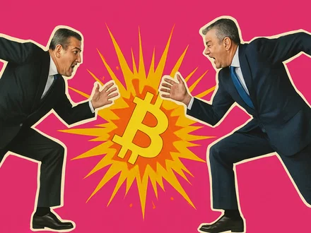 Scontro tra CEO Coinbase e banchiere francese