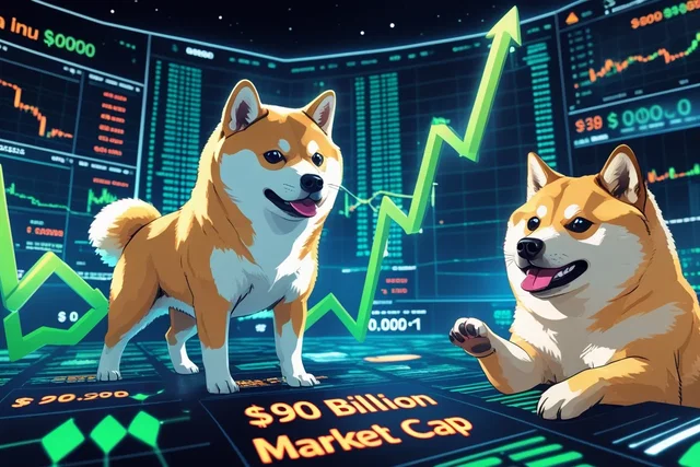 Shiba Inu punta a $0,0001: sfida con Dogecoin