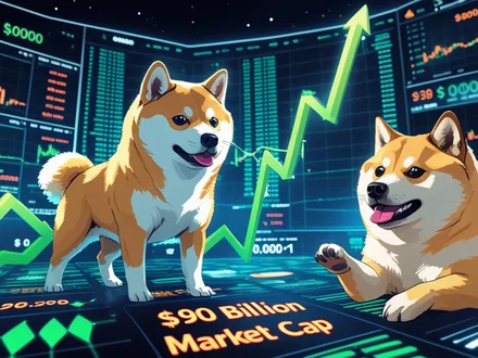 Shiba Inu punta a $0,0001: sfida con Dogecoin