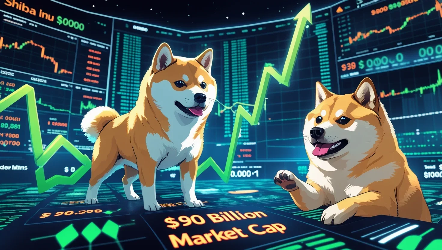 Shiba Inu punta a $0,0001: sfida con Dogecoin