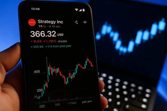 Strategy punta a +60% con slancio Bitcoin