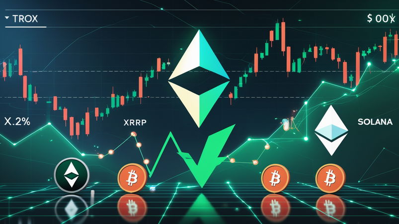 TRON supera Ethereum, XRP e Solana nel trading